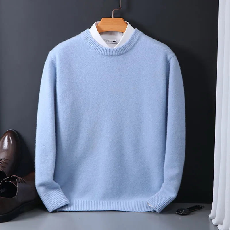 Men’s Knitted Sweater Long Sleeve | Round Neck