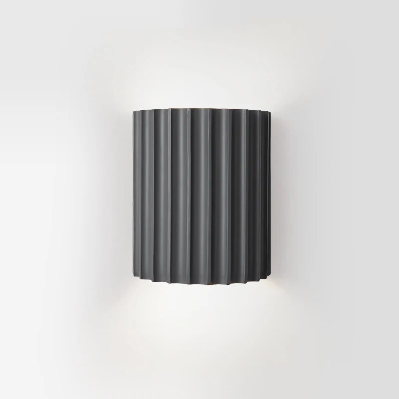 Moderne gerippte Wandleuchte Minimalistische skandinavische Wandbeleuchtung