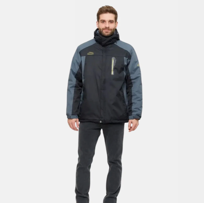 Mens Winter Hooded Jacket | Multi Pocket