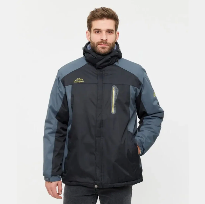 Mens Winter Hooded Jacket | Multi Pocket
