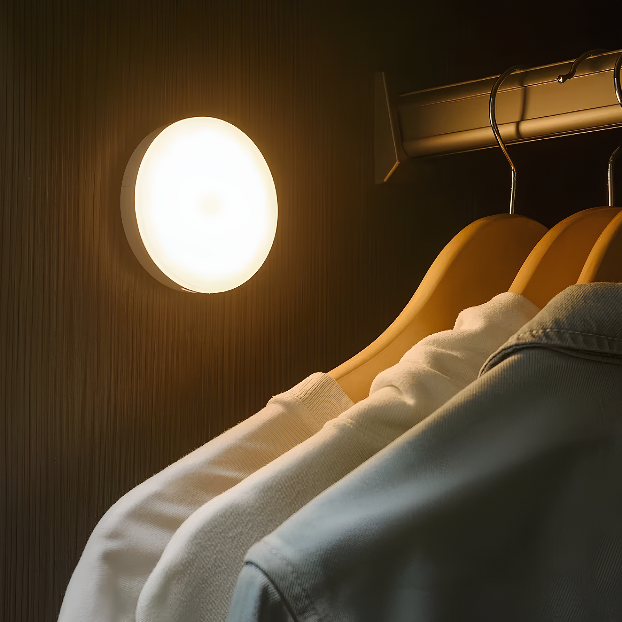 Automatic Motion Sensor Light Compact Indoor Illumination