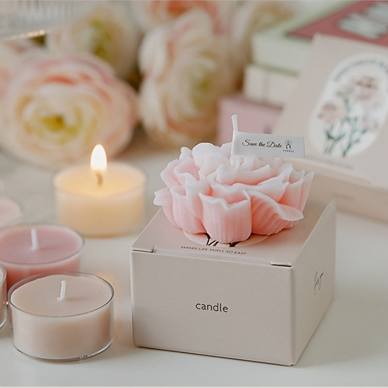 Mother's Day Floral Scented Decorative Candle Gift