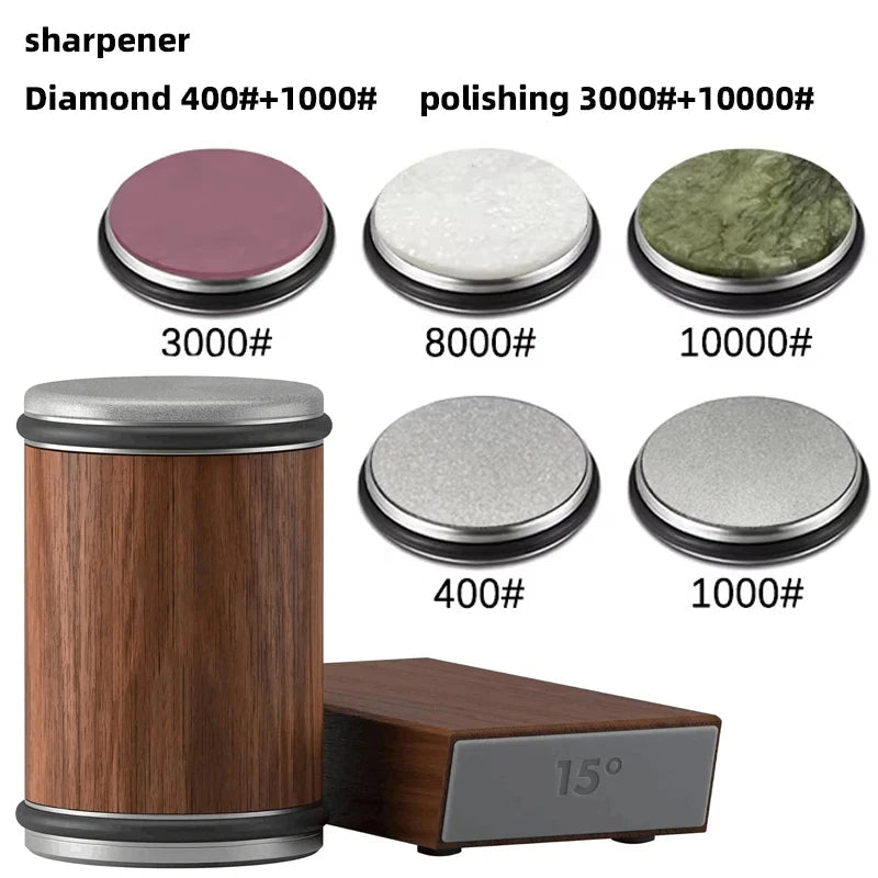 Rolling Knife Sharpener Dual Angle Edge Sharpening Tool