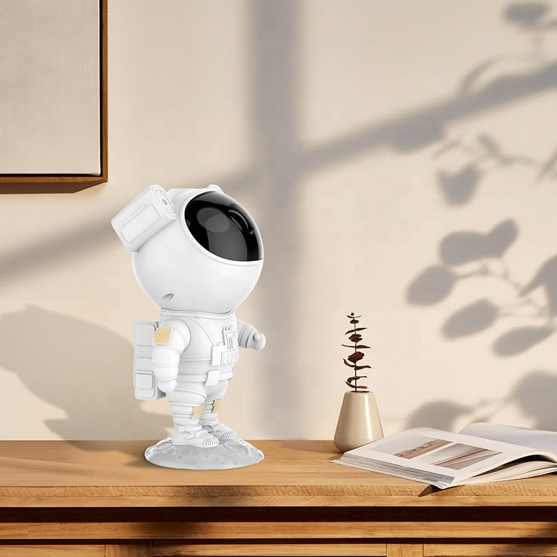 Astronaut Galakse Lysprojektor med Fjernbetjening og Tidsur