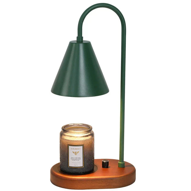 Adjustable Candle Warmer Lamp Flame-Free Ambient Home Lighting