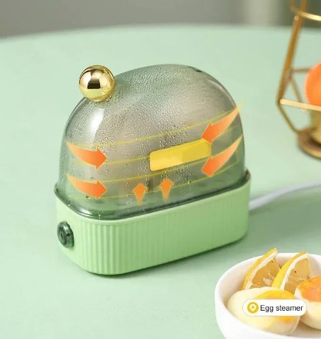 Electric Egg Cooker Fast Automatic Egg Boiling Appliance