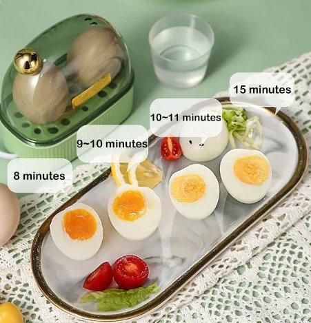 Electric Egg Cooker Fast Automatic Egg Boiling Appliance