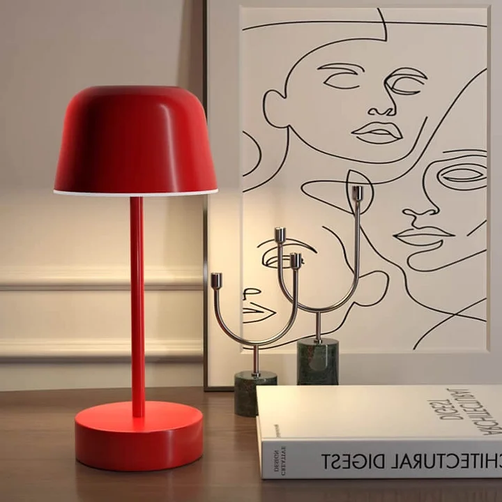 Moderne kabellose LED-Tischlampe Wiederaufladbar Dimmbares Licht