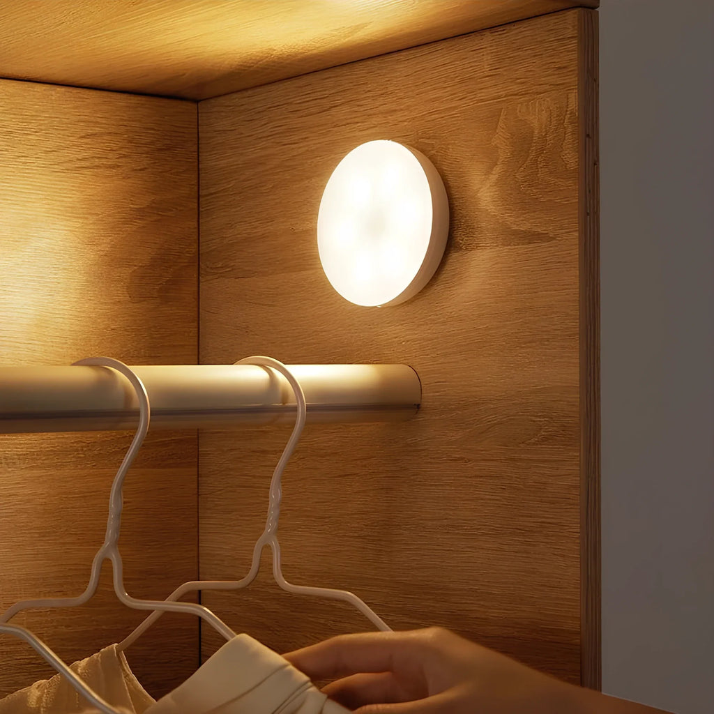Automatic Motion Sensor Light Compact Indoor Illumination