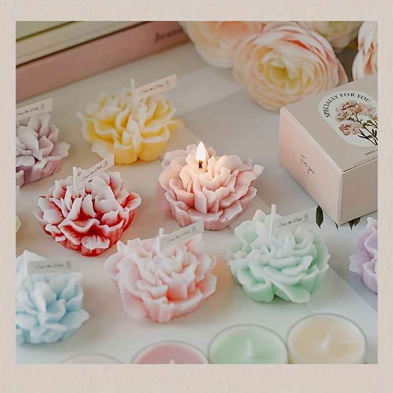Mother's Day Floral Scented Decorative Candle Gift