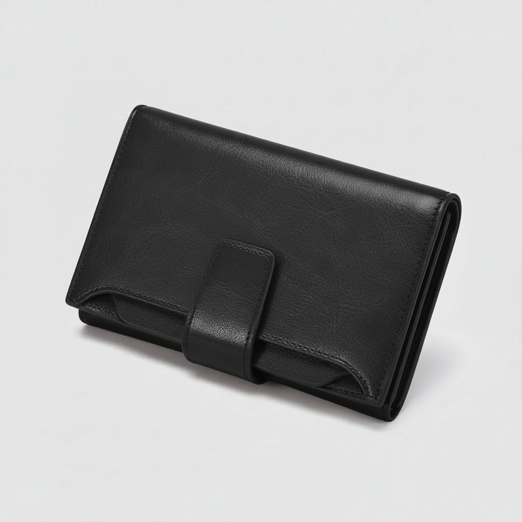 Schlanke Sicherheitsbrieftasche mit RFID-Schutz Kompakter Kartenhalter