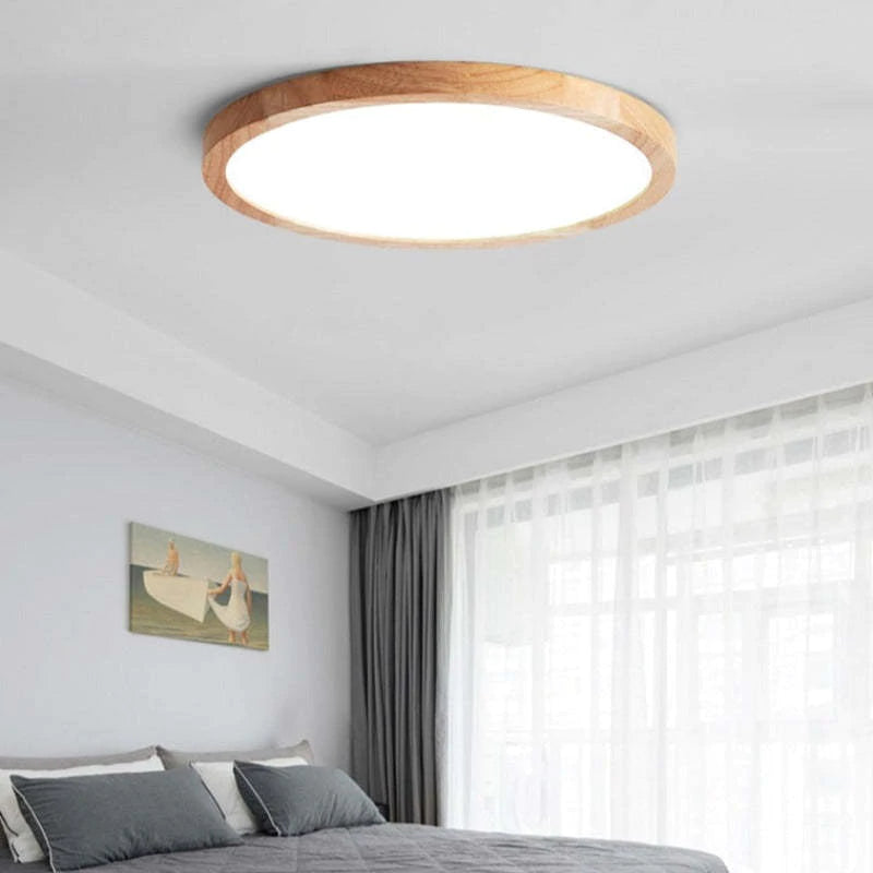 Minimalistische LED-Deckenleuchte Dreifarbige Dimmbar Raumbeleuchtung