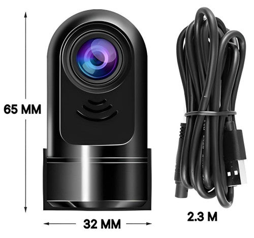 Fahrzeug-Dashcam KI-Parkwarnungen, GPS-Ortung, Nachtaufnahme