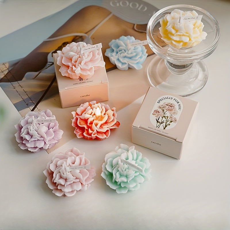 Mother's Day Floral Scented Decorative Candle Gift