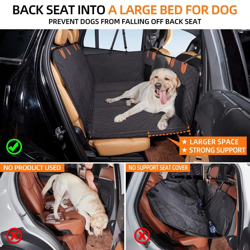 Dog Car Backseat Extender Rear Seat Bridge Support