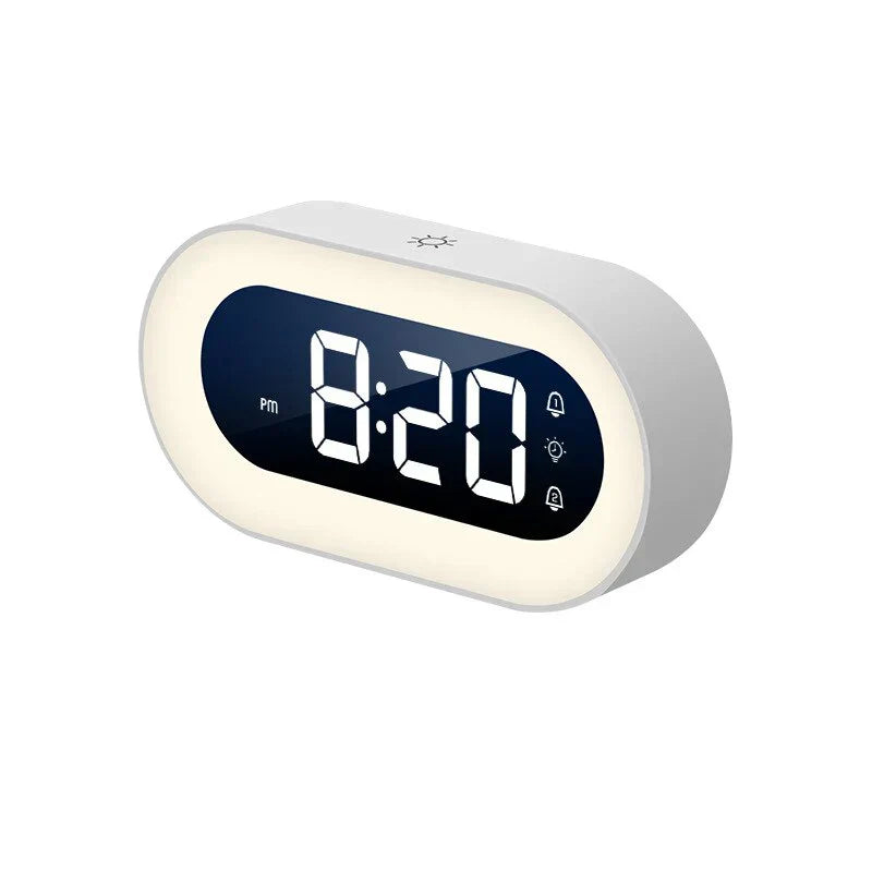 Digital Sunrise Alarm Clock with Night Light & Natural Sounds