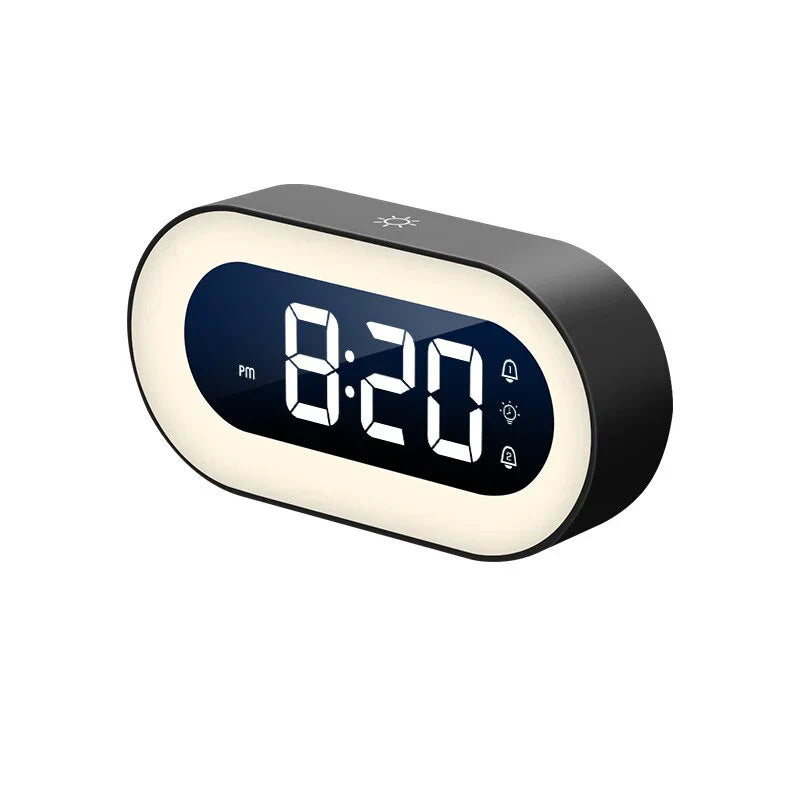Digital Sunrise Alarm Clock with Night Light & Natural Sounds