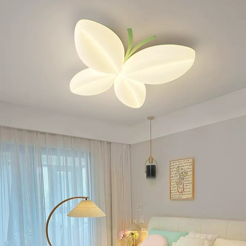 Butterfly Shaped Ceiling Light Soft LED Lighting for Bedrooms