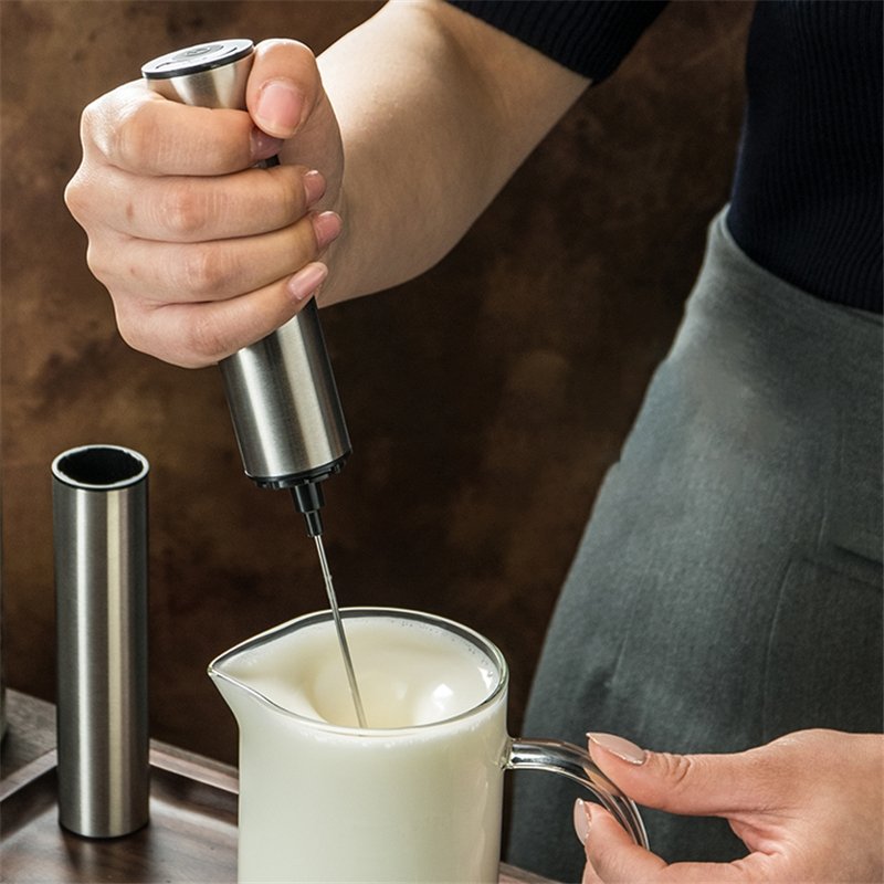 Handheld Milk Frother Cordless Electric Drink Mixer
