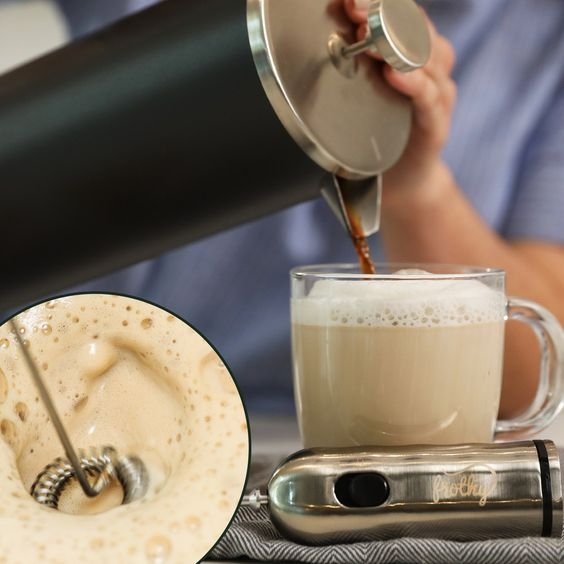 Handheld Milk Frother Cordless Electric Drink Mixer