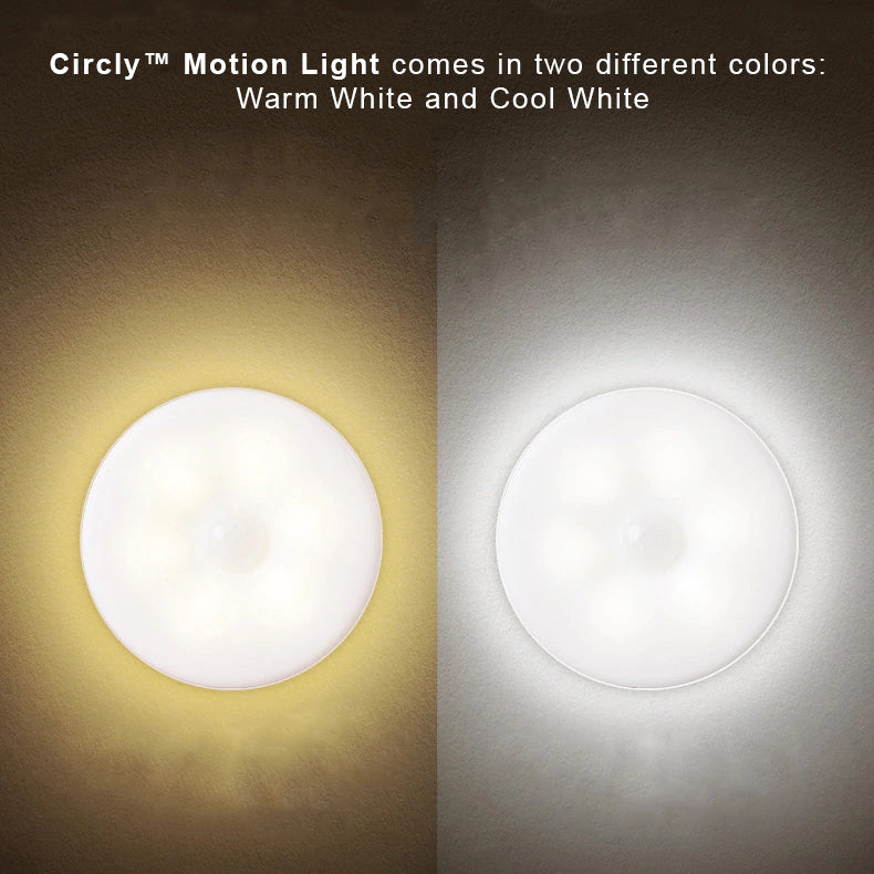 Automatic Motion Sensor Light Compact Indoor Illumination