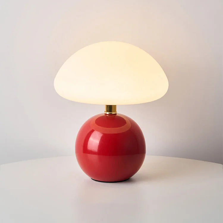 Retro Mushroom Table Lamp Bauhaus-Inspired Bedside Light