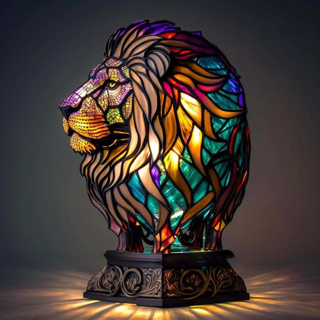Sculpted Animal Figure Ambient Light Artistic Accent Lamp