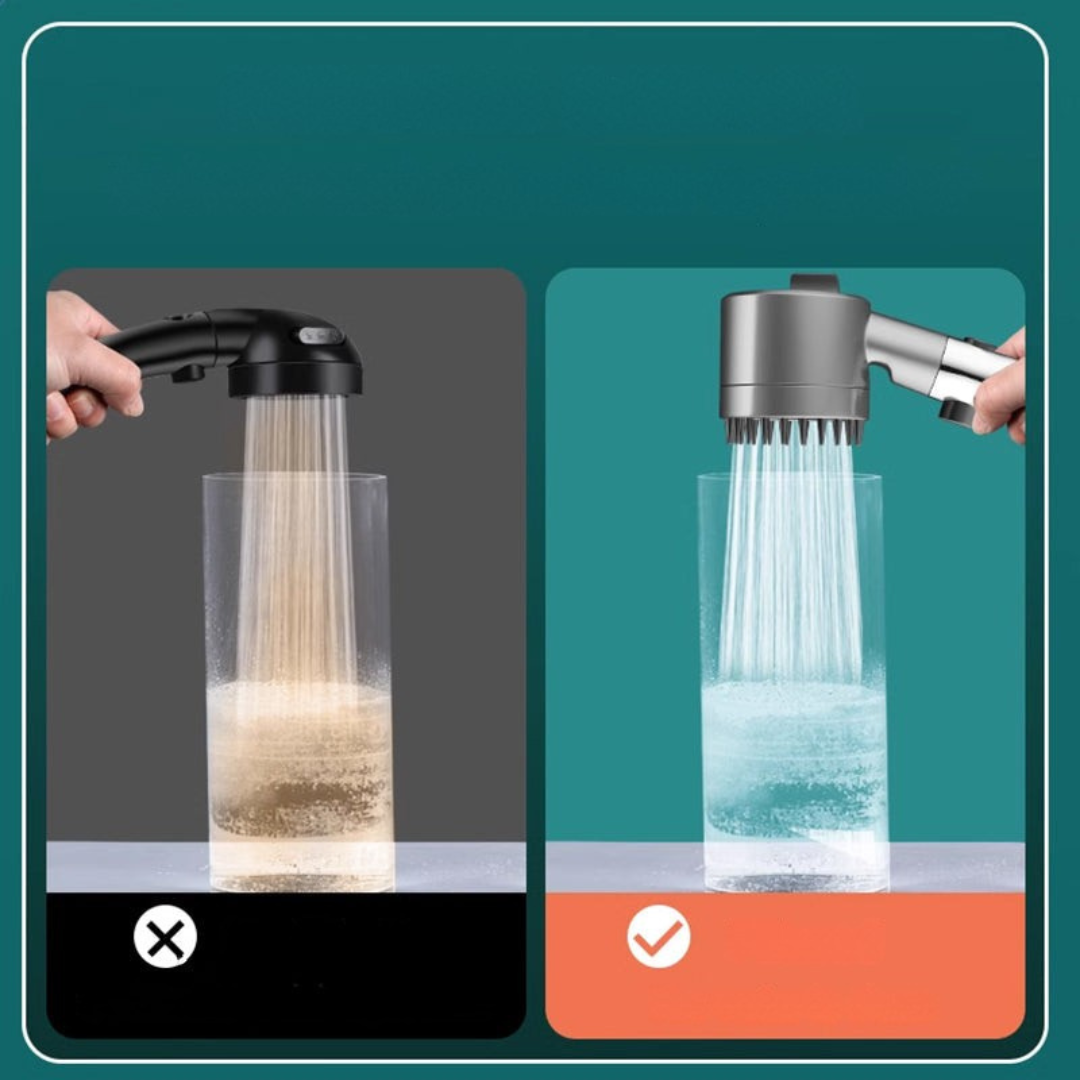 High Pressure Handheld Shower Head 9-Stage Water Filtration