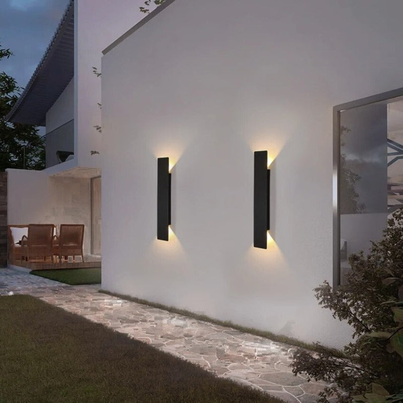 Außen-LED-Wandlampe Modern Wetterfeste Außenbeleuchtung