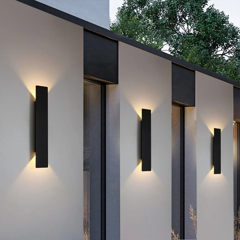 Außen-LED-Wandlampe Modern Wetterfeste Außenbeleuchtung