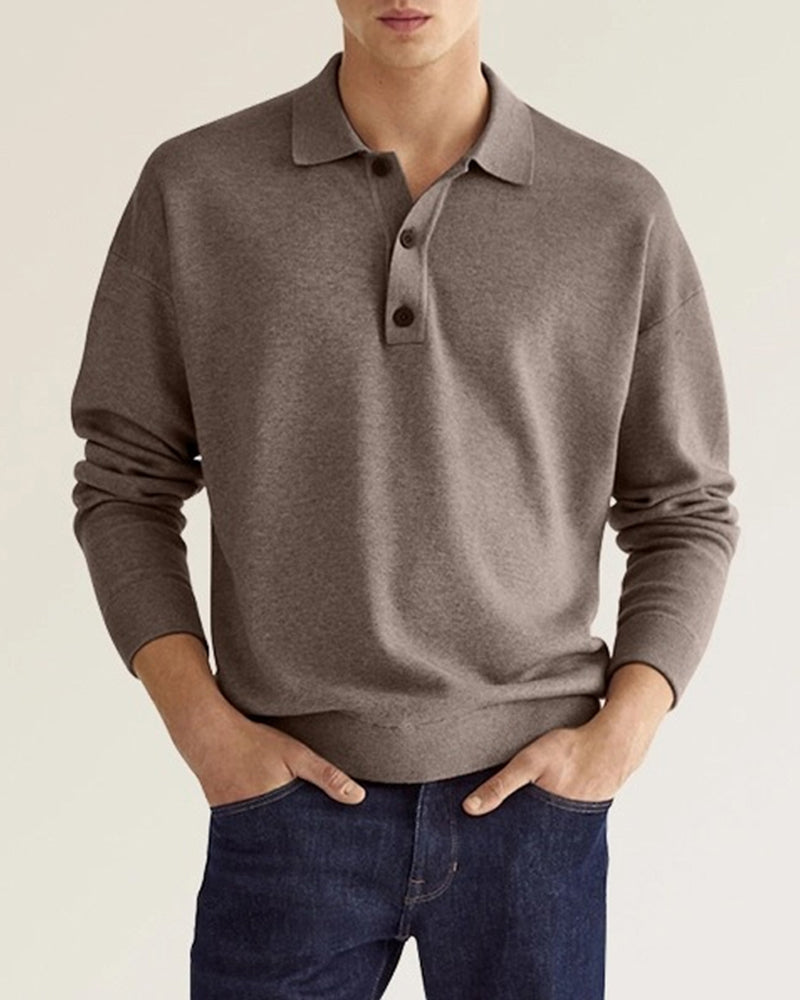 Mens Long Sleeve Shirt | Button Front