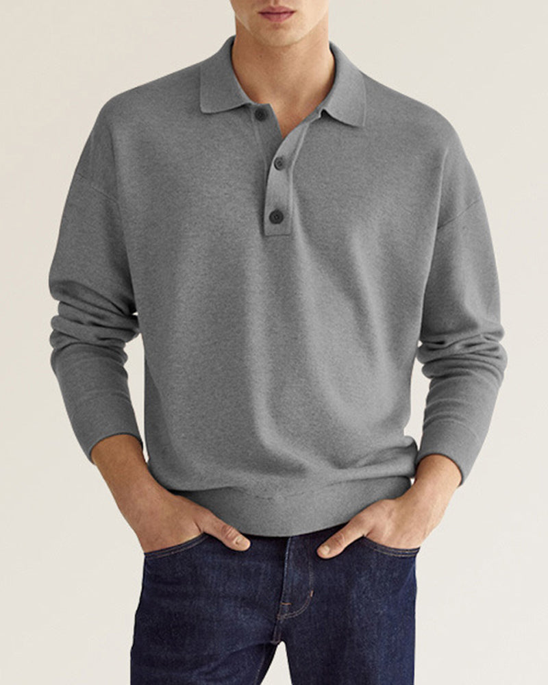 Mens Long Sleeve Shirt | Button Front