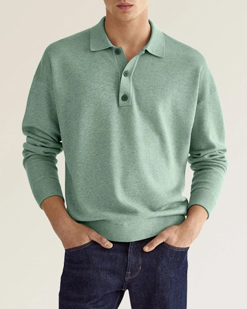 Mens Long Sleeve Shirt | Button Front