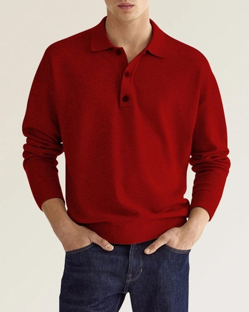 Mens Long Sleeve Shirt | Button Front