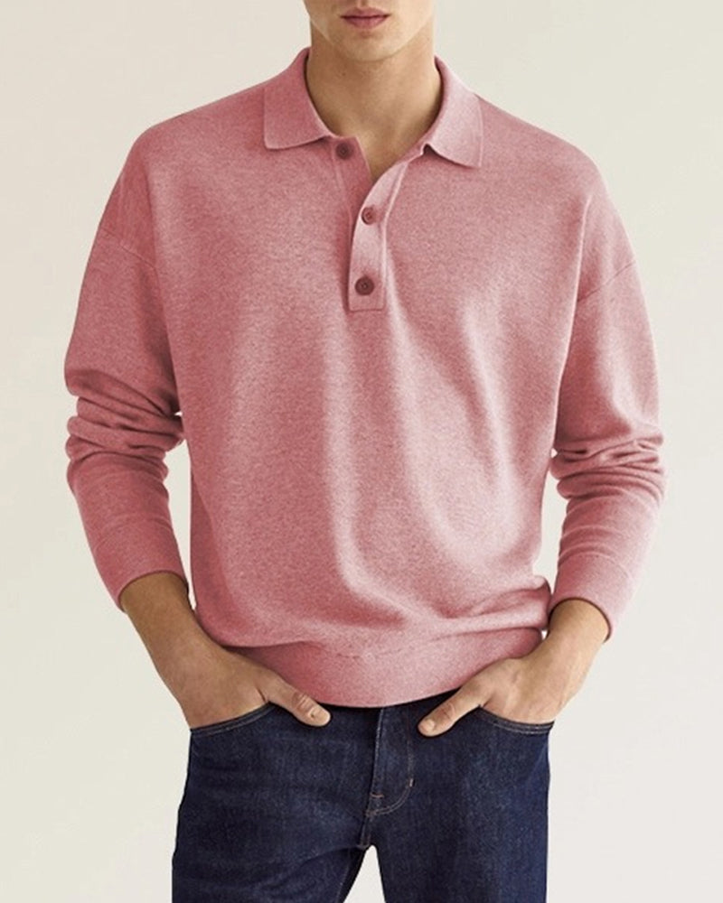 Mens Long Sleeve Shirt | Button Front