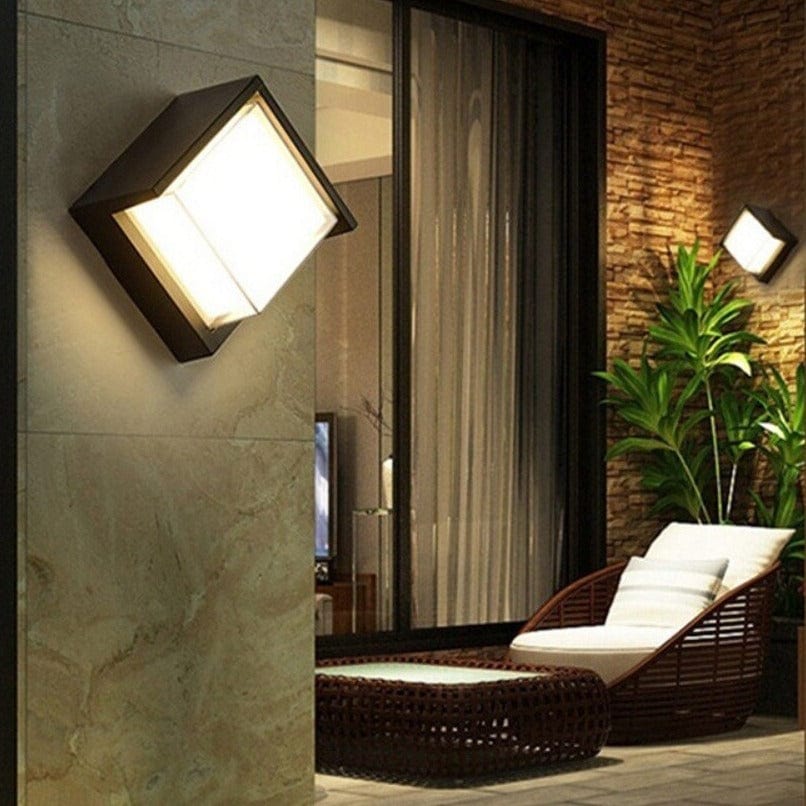 Outdoor LED Wall Light with Motion Sensor Weather-Ready Design