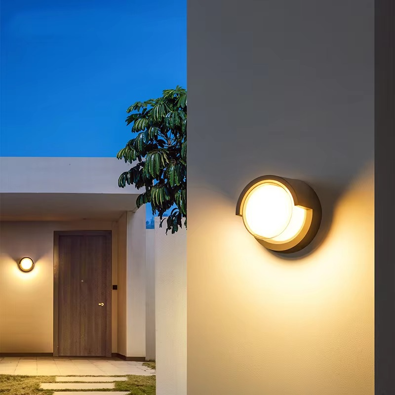 Outdoor LED Wall Light with Motion Sensor Weather-Ready Design