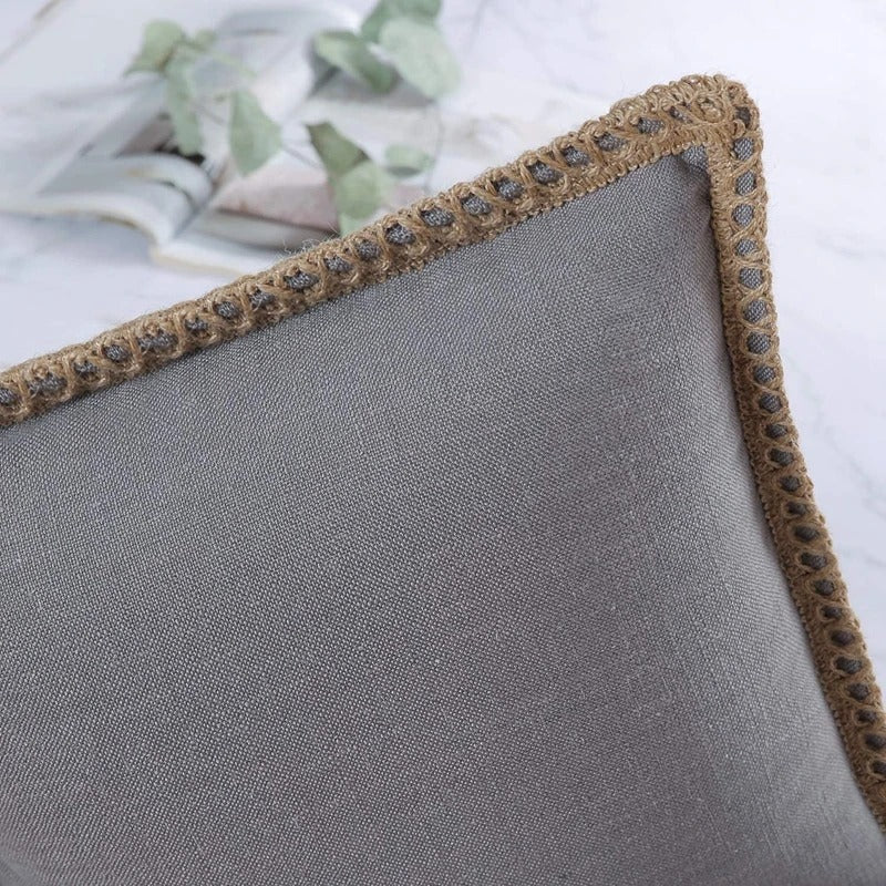 Quadratischer Kissenbezug Dekoratives Sofa-Akzentkissen