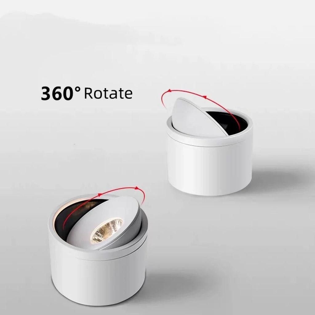 Directional Ceiling Spotlight Surface Mounted Adjustable Light
