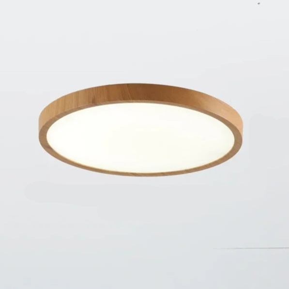 Schlanke runde Deckenleuchte dimmbar LED mit drei Beleuchtungsarten