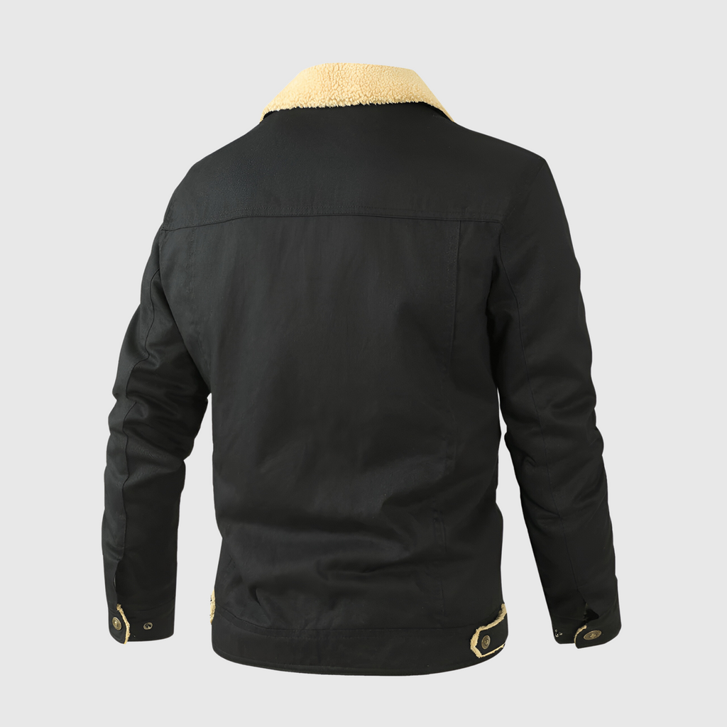 Mens Quilted Bomber Jacket | Full Zip