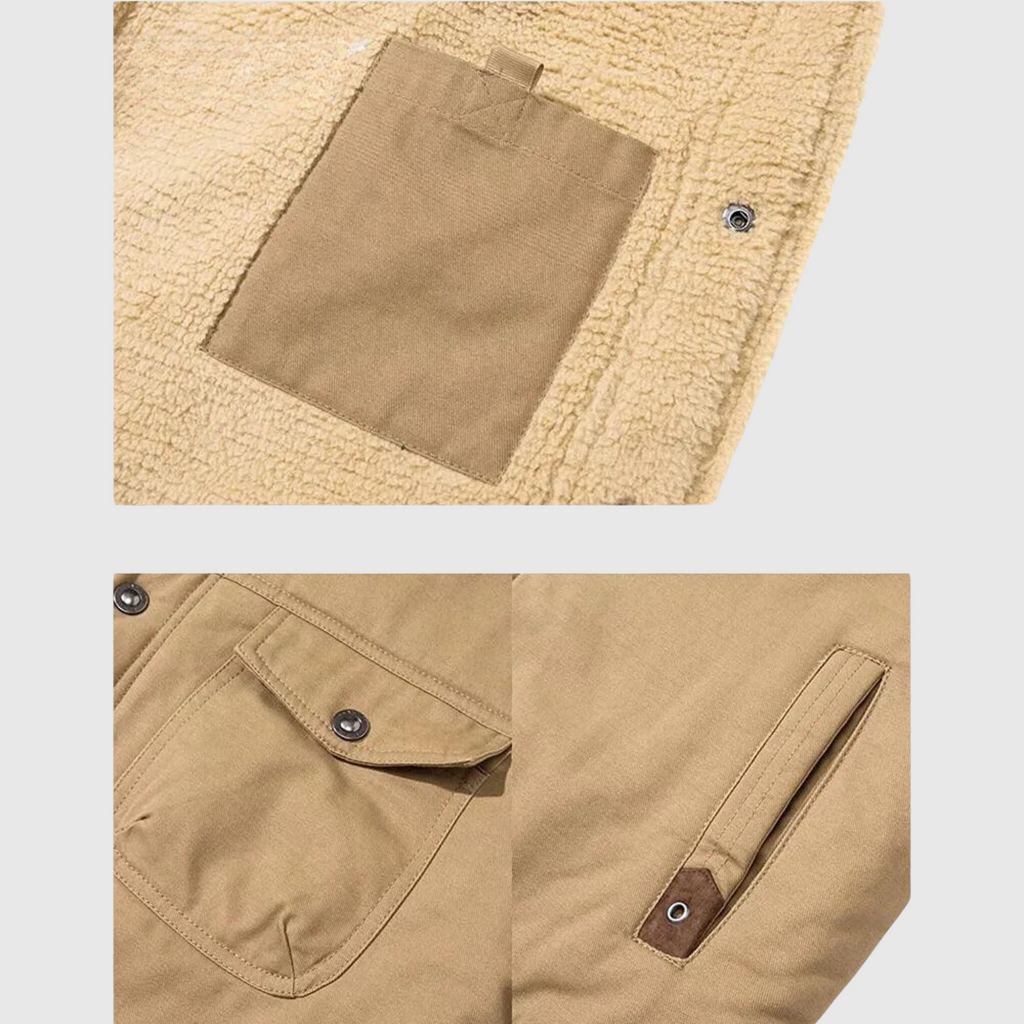 Mens Quilted Bomber Jacket | Full Zip