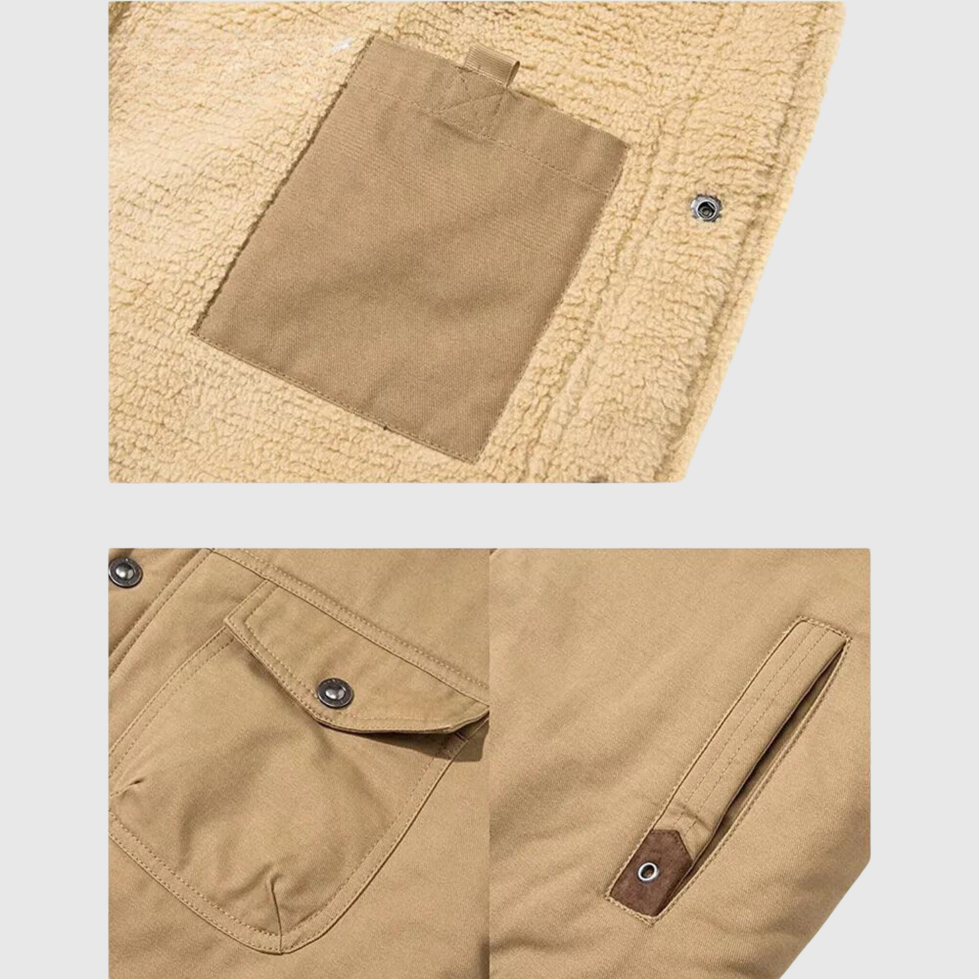 Mens Quilted Bomber Jacket | Full Zip