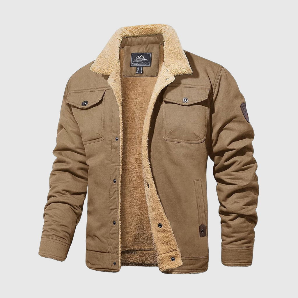Mens Quilted Bomber Jacket | Full Zip