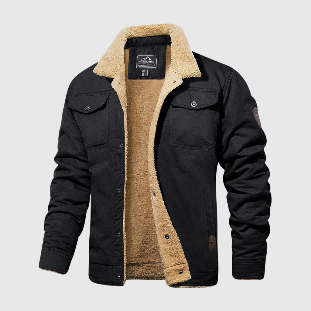 Mens Quilted Bomber Jacket | Full Zip