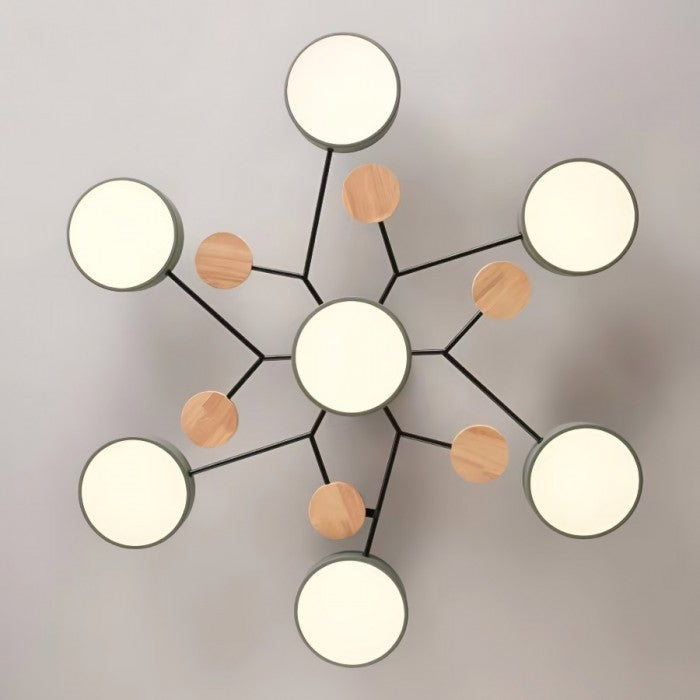 Branch Inspired Ceiling Light Contemporary Disc Fixture