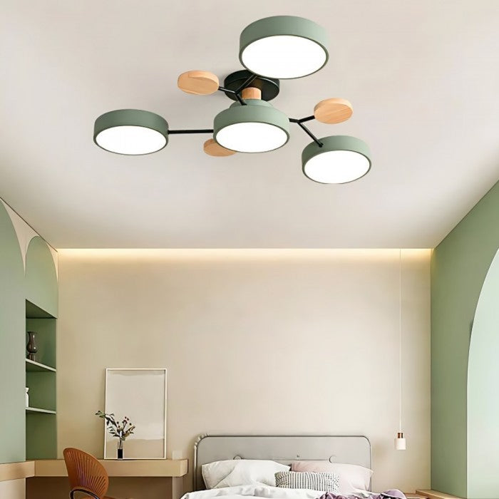 Branch Inspired Ceiling Light Contemporary Disc Fixture