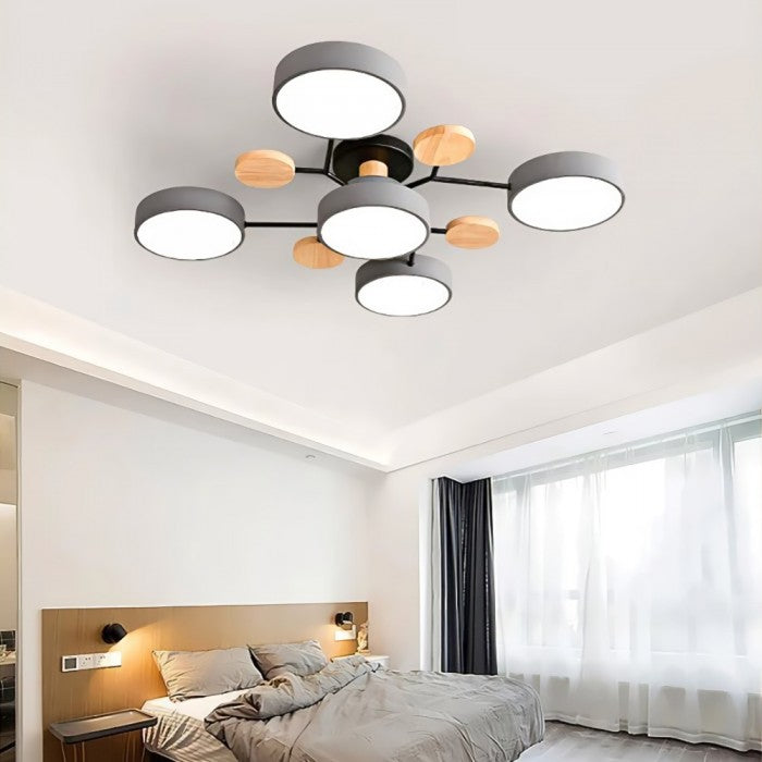 Branch Inspired Ceiling Light Contemporary Disc Fixture