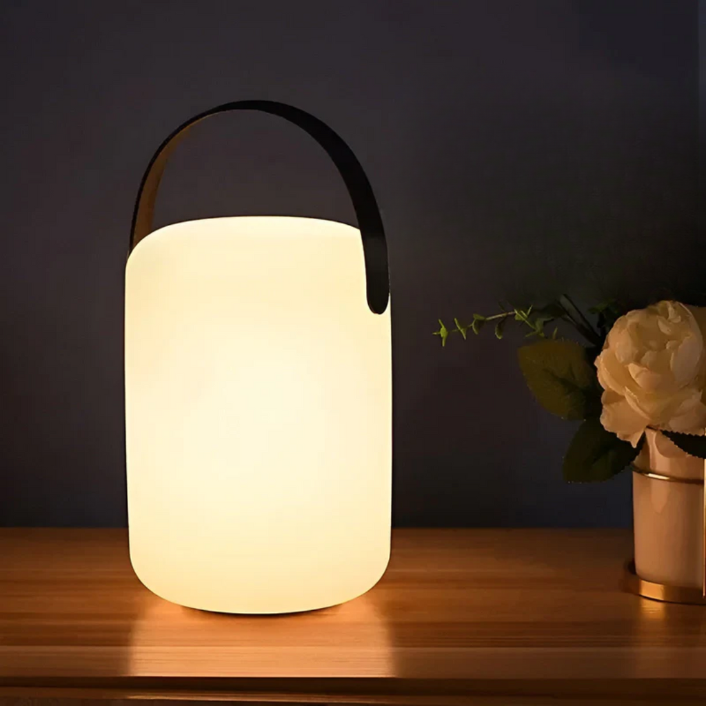 Wiederaufladbare LED-Tischlampe Tragbare Kabellose Innen- und Außenleuchte