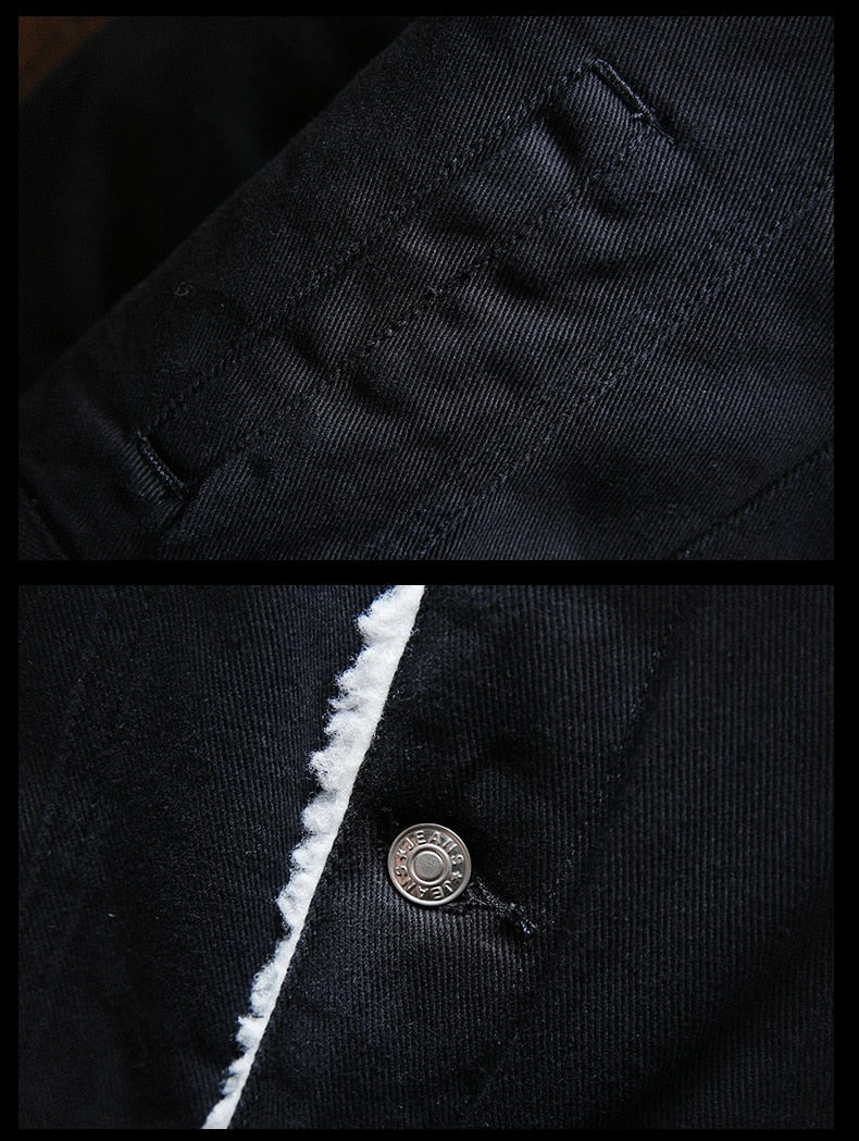 Mens Button Front Jacket With Lined Interior | Casual Outerwear